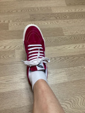 반스(VANS) 스케이트 미드 - (피그 스웨이드) 세리즈:스노우 화이트 / VN0A3WM32V91 후기