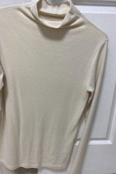 닉앤니콜(NICK&NICOLE) High Neck Slim Top_Cream 후기