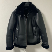 더니트컴퍼니(THEKNITCOMPANY) 20FW 에코 레더 무스탕 B-3 자켓 후기