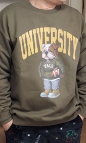 예일(YALE) UNIVERSITY HANDSOME DAN CREWNECK NAVY 후기