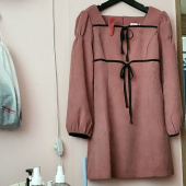 하트클럽(HEART CLUB) Heart Square Ribbon Dress (Indi Pink) 후기