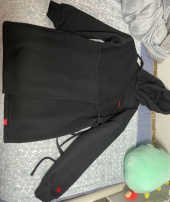 하트클럽(HEART CLUB) Heart Hoodie Wrap Dress (Black) 후기