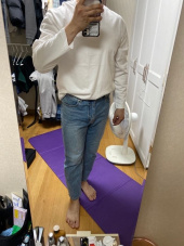 페이탈리즘(FATALISM) #0229 pollen straight crop fit 후기