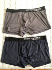 코데즈컴바인 이너웨어(CODES COMBINE INNERWEAR) 빅로고 아웃밴드 드로즈 3PACK (BK/NY/GY) 후기