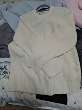 블론드나인(BLOND9) CREW NECK RIB KNIT SWEATER_NAVY 후기