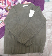 블론드나인(BLOND9) CREW NECK RIB KNIT SWEATER_BROWN 후기
