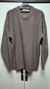 블론드나인(BLOND9) CREW NECK RIB KNIT SWEATER_MOCHA 후기