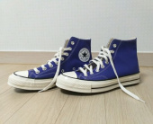 컨버스(CONVERSE) 척 70 빈티지 캔버스 캔디그레이프 170550C 후기