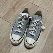 컨버스(CONVERSE) 척 70 빈티지 캔버스 울프그레이 170555C 후기