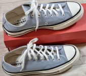 컨버스(CONVERSE) 척 70 빈티지 캔버스 울프그레이 170555C 후기