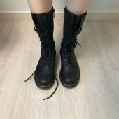 닥터마틴(DR.MARTENS) 1B99 버지니아 14홀 부츠 블랙 / 11820008 후기