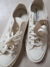 컨버스(CONVERSE) 척 70 빈티지 캔버스 네추럴 162211C 후기