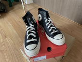 컨버스(CONVERSE) 척 70 시즈널 레더 블랙 170369C 후기