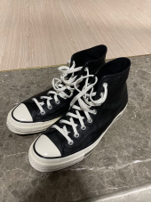 컨버스(CONVERSE) 척 70 시즈널 레더 블랙 170369C 후기
