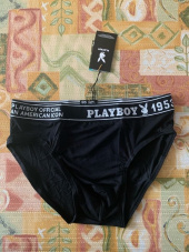 플레이보이(PLAYBOY) 남성 라인 로고 브리프 1매입 블랙 PMB3101-BK 후기