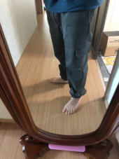 어커버(ACOVER) 코튼 카고 레귤러 팬츠 블랙 후기