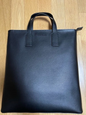 빈폴 액세서리(BEANPOLE ACCESSORY) 남성 블랙 구름 소가죽 토트백 (BE11D2M015) 후기