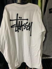 스투시(STUSSY) 베이직 롱슬리브 티셔츠 화이트 / 1994615-WHITE 후기