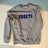 이벳필드(EBBETSFIELD) 이베츠 로고 부클 맨투맨 그레이 후기