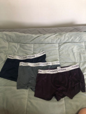 코데즈컴바인 이너웨어(CODES COMBINE INNERWEAR) 컬러로고 화이트밴드 드로즈 3PACK (PU/GY/NY) 후기