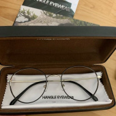 한글안경(HANGLE EYEWEAR) 스탠다드 메탈 블랙실버 후기