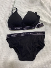 게스언더웨어(GUESS UNDERWEAR) 블랙 스판 밴디드 노와이어 브라렛 세트 후기