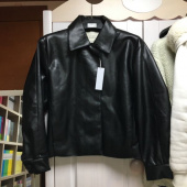 라퍼지 포 우먼(LAFUDGE FOR WOMAN) 버핑레더 볼륨 하프 코트_Khaki Brown 후기