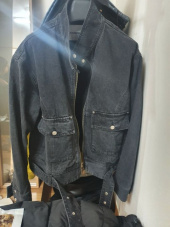 앤더슨벨(ANDERSSON BELL) 뮬렌스 벨티드 바이커 데님 재킷 awa344m(WASHED BLACK) 후기