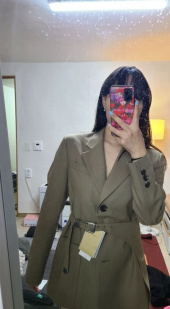 앤더슨벨 포 우먼(ANDERSSON BELL for WOMEN) 디에고 웨스턴 벨트 랩 자켓 awa356w(BEIGE) 후기