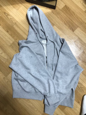 토피(TOFFEE) 2WAY 스웻 후드 집업 (MELANGE GREY) 후기
