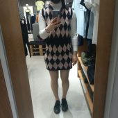 러브이즈트루(LUV IS TRUE) IN BUTTERFLY KNIT SKIRT(PINK) 후기