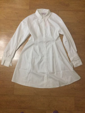로라로라(ROLAROLA) (OP-21117) A-LINE SHIRT ONE-PIECE WHITE 후기