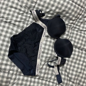 코데즈컴바인 이너웨어(CODES COMBINE INNERWEAR) 프레시 쿨 라벨 블랙 브라 팬티 세트 후기