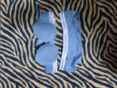 코데즈컴바인 이너웨어(CODES COMBINE INNERWEAR) 프레시 쿨 라벨 스카이블루 브라 팬티 세트 후기
