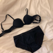코데즈컴바인 이너웨어(CODES COMBINE INNERWEAR) 배색 로고 밴드 네이비 브라 팬티 세트 후기