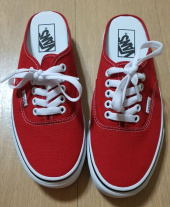 반스(VANS) 어센틱 뮬 - 블랙:트루 화이트 / VN0A54F76BT1 후기