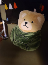 어피스오브케이크(APOC) Signature Bear Cushion&Blanket_Green 후기