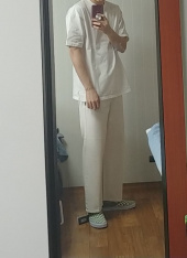 아크메드라비(ACME DE LA VIE) TWOWAY TWILL PANTS WHITE 후기