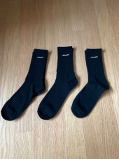 네이키드니스(NEIKIDNIS) EVERYDAY CREW SOCKS / BLACK (3PACK) 후기