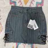 스컬프터(SCULPTOR) Striped Washing Cargo Skirt Vintage Indigo 후기