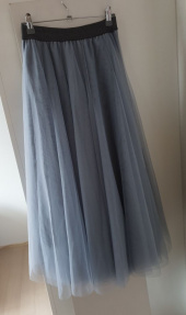 제로스트릿(ZEROSTREET) LONG FLARE SHA SKIRT / BLUE GRAY 후기