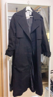 아헤(AHE) LONG OBJET TRENCH COAT_BLACK 후기