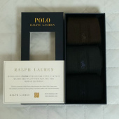 폴로 랄프 로렌(POLO RALPH LAUREN) 코튼블렌드 캐주얼 크루 삭스 3팩 - 멀티 후기