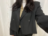 줄리아페페(JULIAPEPE) chic short jacket (black) 후기