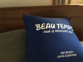 마리떼(MARITHE FRANCOIS GIRBAUD) MARITHE X NICE WEATHER CUSHION blue 후기