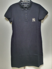 엠엘비(MLB) 여성 카라 슬림핏 미디 반팔 원피스 NY (BLACK) 후기
