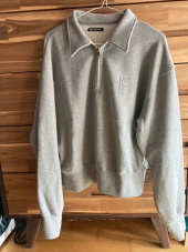 벤시몽(BENSIMON) HALF ZIP UP CROP SWEATSHIRT - GREY 후기