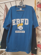 이벳필드(EBBETSFIELD) EFF 베츠 반팔 티셔츠 네이비 후기
