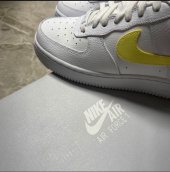 나이키(NIKE) 에어포스1 07 화이트옐로 우먼 315115-160 IP 후기