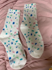 스튜디오 싹스탑(STUDIO SOCKSTOP) SOCKSTOP.1989 테라조 패턴 삭스 후기